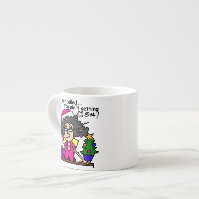 Santa Calling Espressomugg (Framsida vänster)