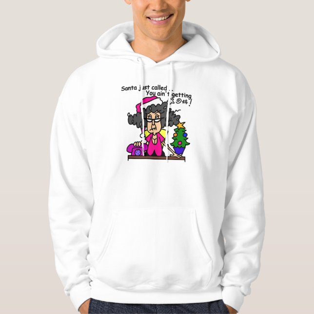 Santa Calling Hoodie (Framsida)