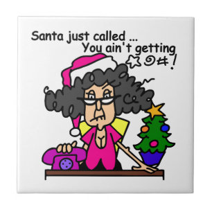 Santa Calling Kakelplatta