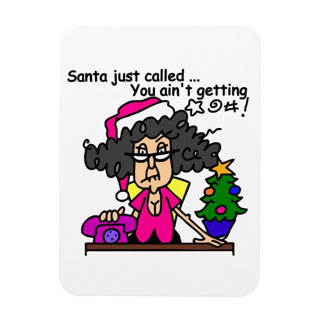 Santa Calling Magnet (Vertikal)