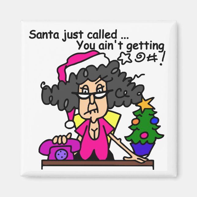 Santa Calling Magnet (Framsidan)