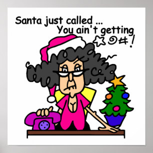Santa Calling Poster