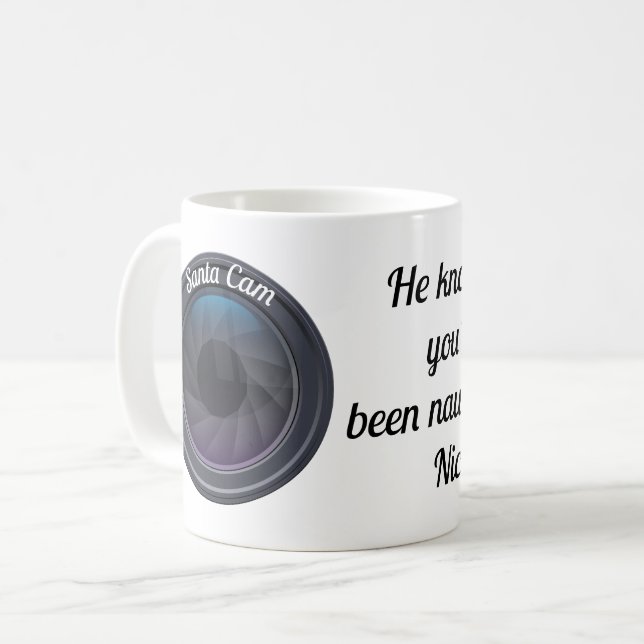 Santa Cam Coffee Mugg (Framsida vänster)