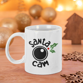 Santa Cam, Funny Christmas Kaffemugg