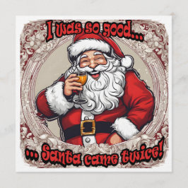 Santa Came Twice! Inbjudningar