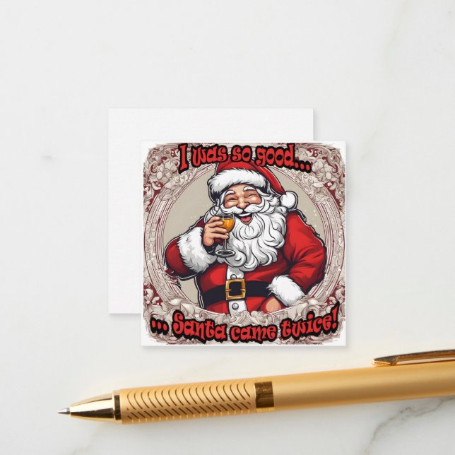 Santa Came Twice! Tilläggskort (Fram/Back In Situ)