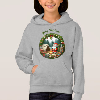 Santa Camping god jul T Shirt