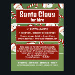 Santa Candy, Jultomten Entertainer Advertising Poster<br><div class="desc">Santa Candy,  Jultomten Entertainer Advertising Poster av Affärskortet Store.</div>
