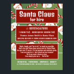 Santa Candy, Jultomten Entertainer Advertising Poster<br><div class="desc">Santa Candy,  Jultomten Entertainer Advertising Poster av Affärskortet Store.</div>