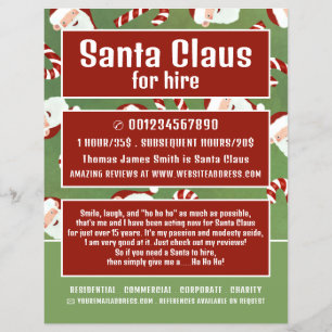 Santa Candy, Jultomten Entertainer Advertising Reklamblad