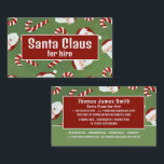 Santa Candy, Jultomten Entertainer Visitkort<br><div class="desc">Santa Candy,  Jultomten Entertainer-Affärskorten av Affärskortet Store.</div>