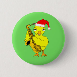 Santa Cap Saxophone Chick Knapp