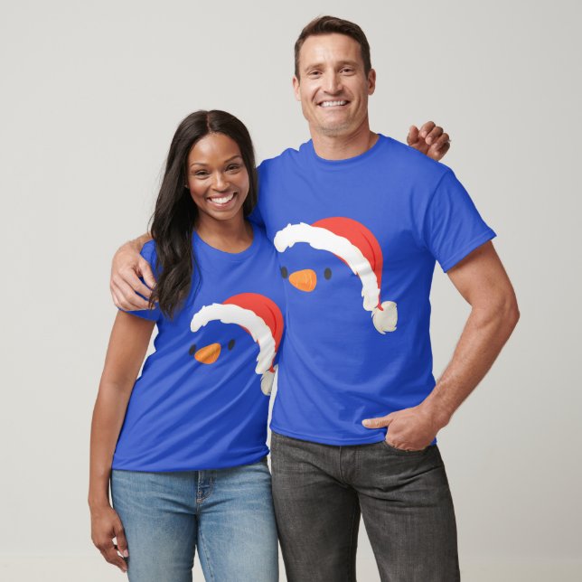 Santa Cap T Shirt (Unisex)