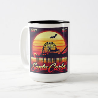 Santa Carla 1987 Retro-design Två-Tonad Mugg