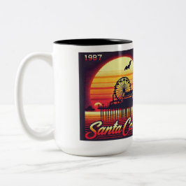 Santa Carla 1987 Retro-design Två-Tonad Mugg