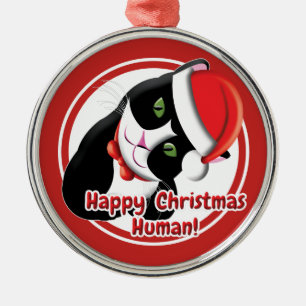Santa Cat Julgransprydnad Metall