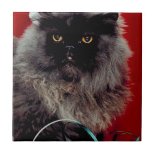 Santa Cat Kakelplatta