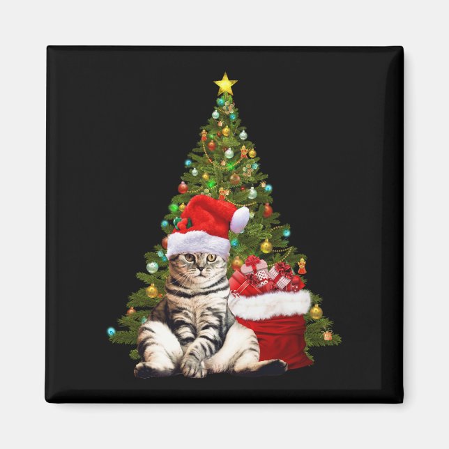 Santa Cat Magnet (Framsidan)