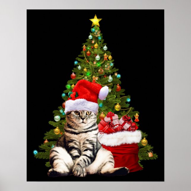 Santa Cat Poster (Framsidan)
