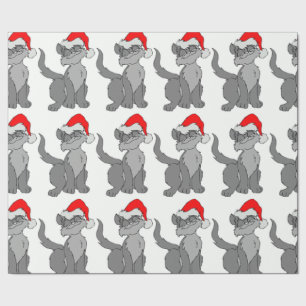 SANTA CAT PRESENTPAPPER