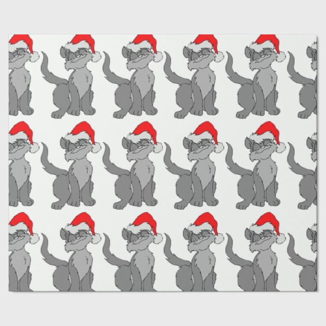 SANTA CAT PRESENTPAPPER (Seam)