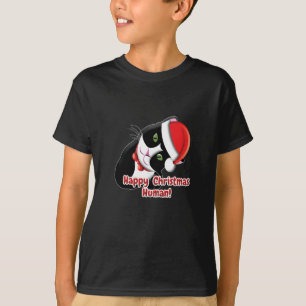 Santa Cat T Shirt
