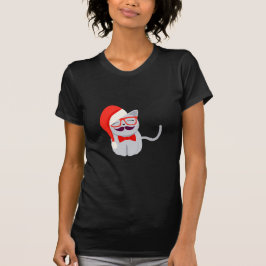 Santa Cat T Shirt