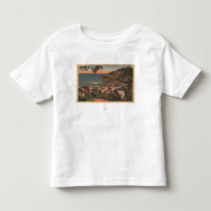 Santa Catalina, CA - Avalon fjärd Tee Shirt