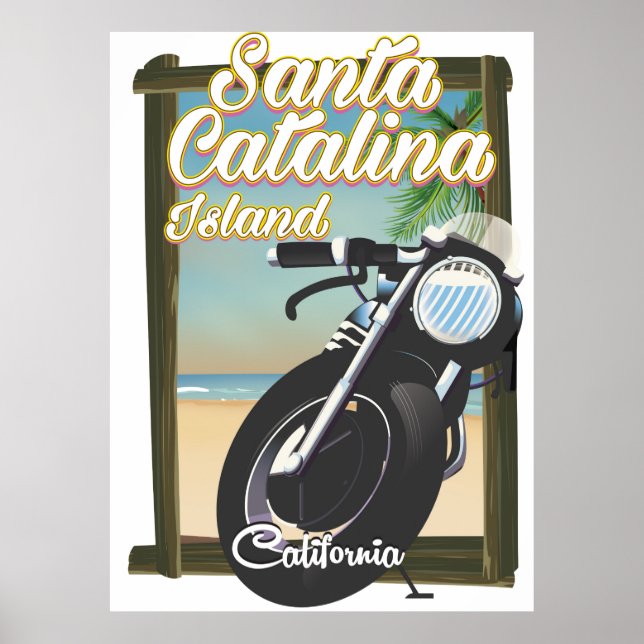 Santa Catalina Island, Kalifornien, USA Poster (Framsidan)