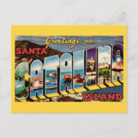 Santa Catalina Island vykort