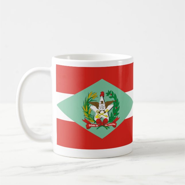 Santa Catarina Brasilien Kaffemugg (Vänster)