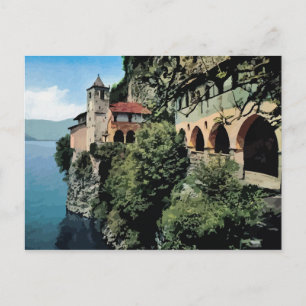 Santa Caterina del Sasso Sjö Maggiore Vykort
