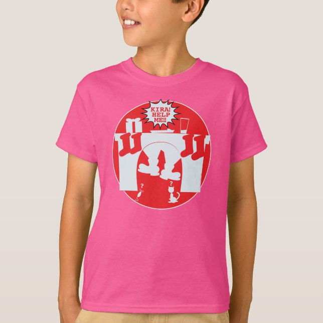 Santa Caught för Kira T-shirt (Framsida)