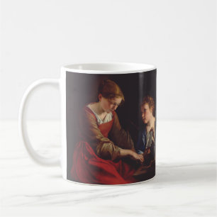 Santa Cecilia och en ängel av Orazio Gentileschi Kaffemugg