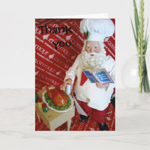 "SANTA CHEF" TACK KORT