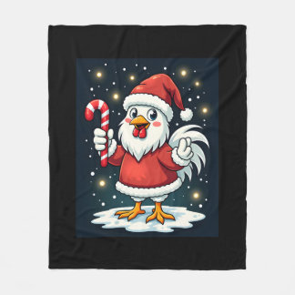 Santa Chicken Joy Fleecefilt
