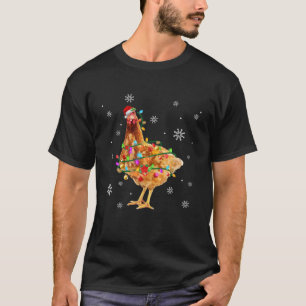 Santa Chicken Julgran Light Pajama X-Mas Morsa T Shirt