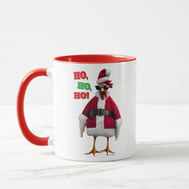 Santa Chicken Mugg (Vänster)