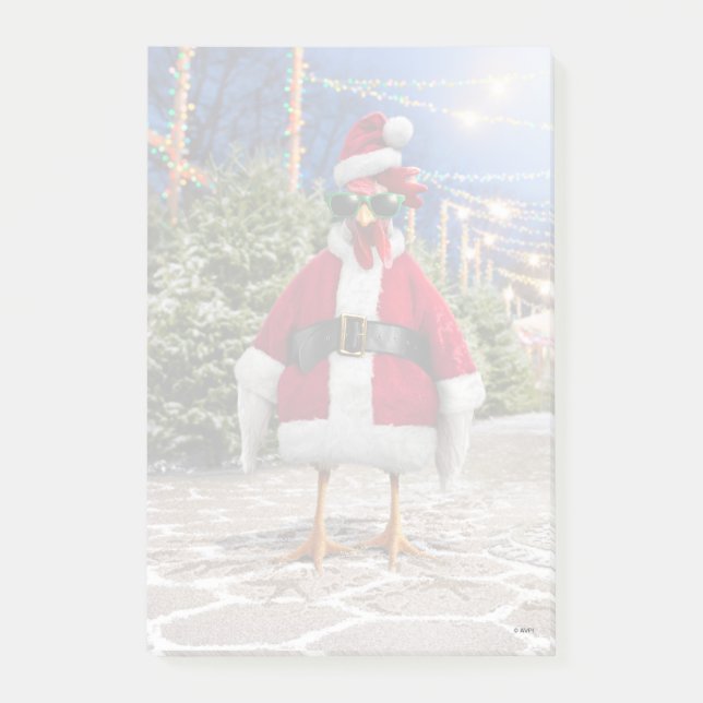 Santa Chicken Post-it Block (Framsida)