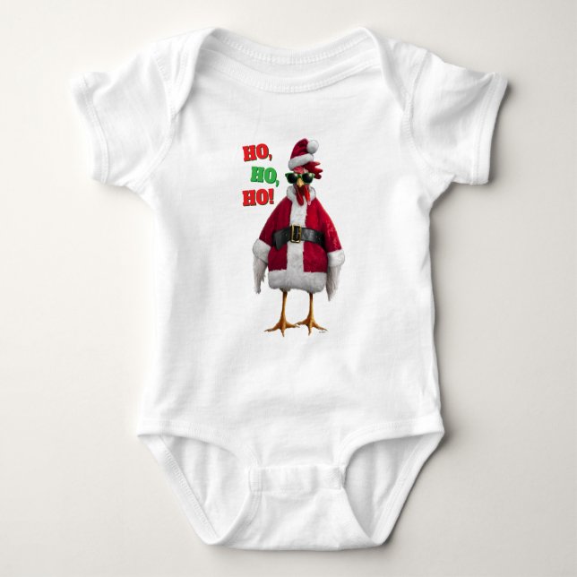Santa Chicken T Shirt (Framsida)