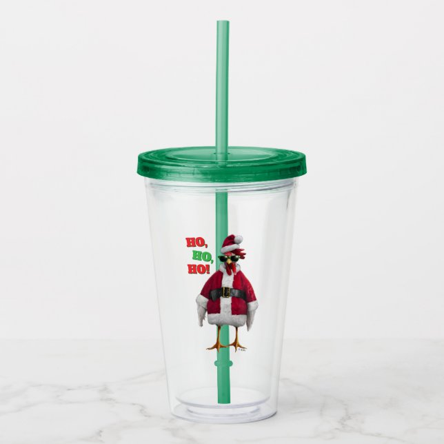 Santa Chicken Take Away Mugg (Framsida)