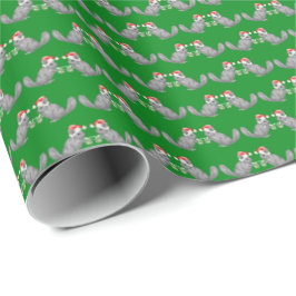 Santa Chinchillas Högtid Presentpapper