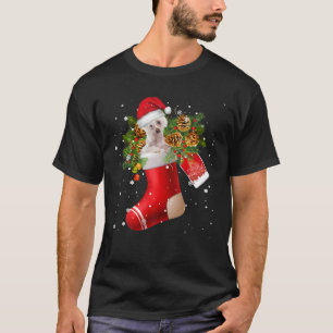 Santa Chinese Crested in jul Sock Pajama T Shirt