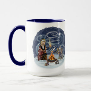 Santa Chris & Wilbur Fireside Friends Mugg