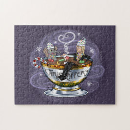 Santa Chris & Wilbur Hett Tubbin' Puzzle Pussel