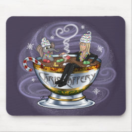 Santa Chris & Wilbur Hett Tubbin'Mouse Pad Musmatta