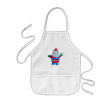 SANTA CHRISTMAS COOKERY CHILDRENS APRON