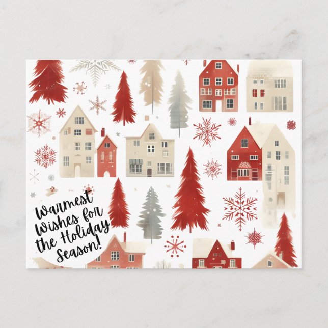 Santa christmas helg vykort (Framsida)