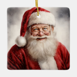 Santa Christmas Julgransprydnad Keramik