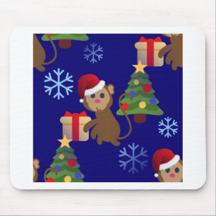 Santa christmas monkey emoji musmatta